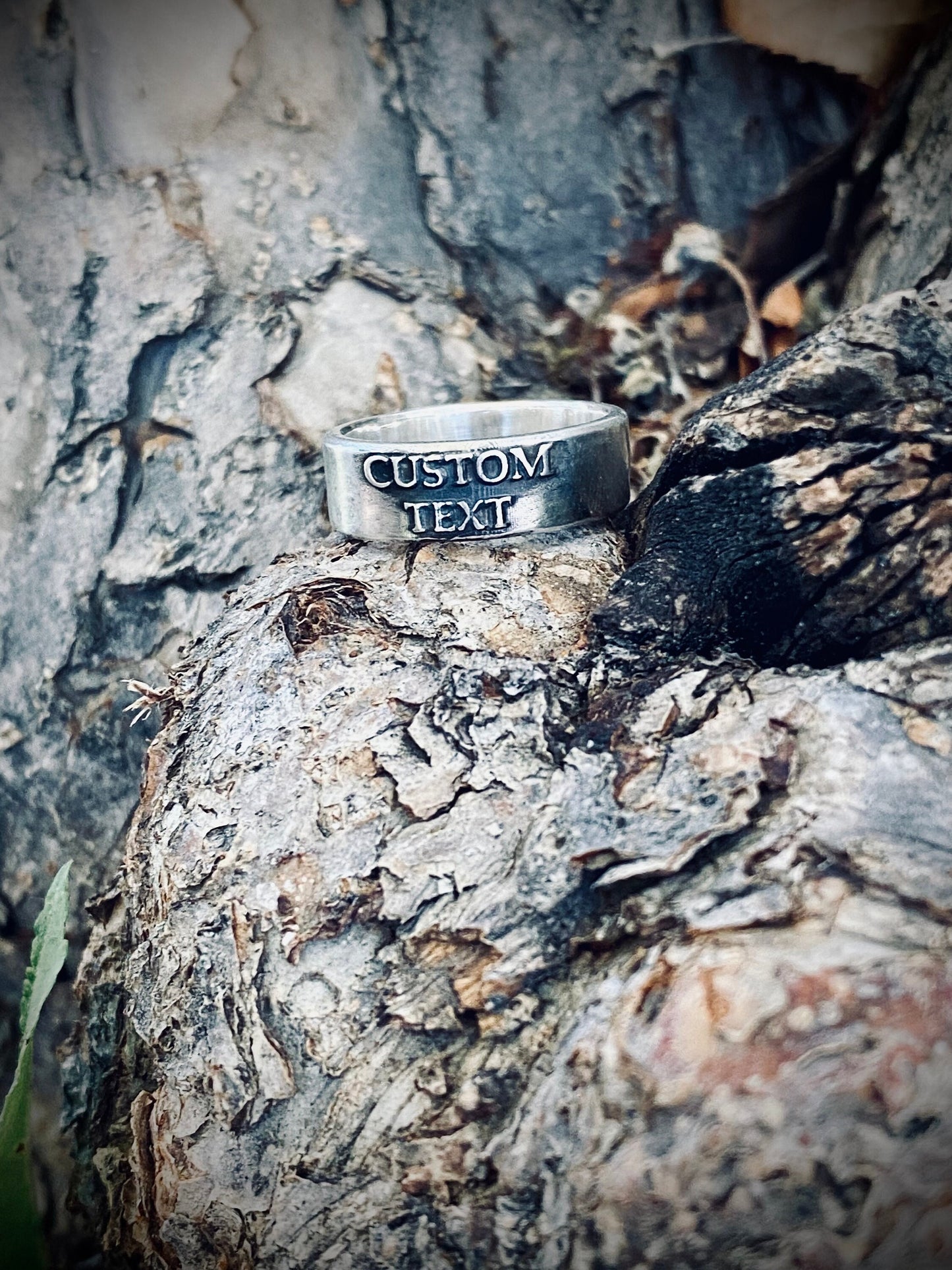 Custom Ring Personalized Ring Jewelry Womens Rings Mens Rings Wider Ring Rustic Handmade Rings Personalized Wedding Ring Mens Ring