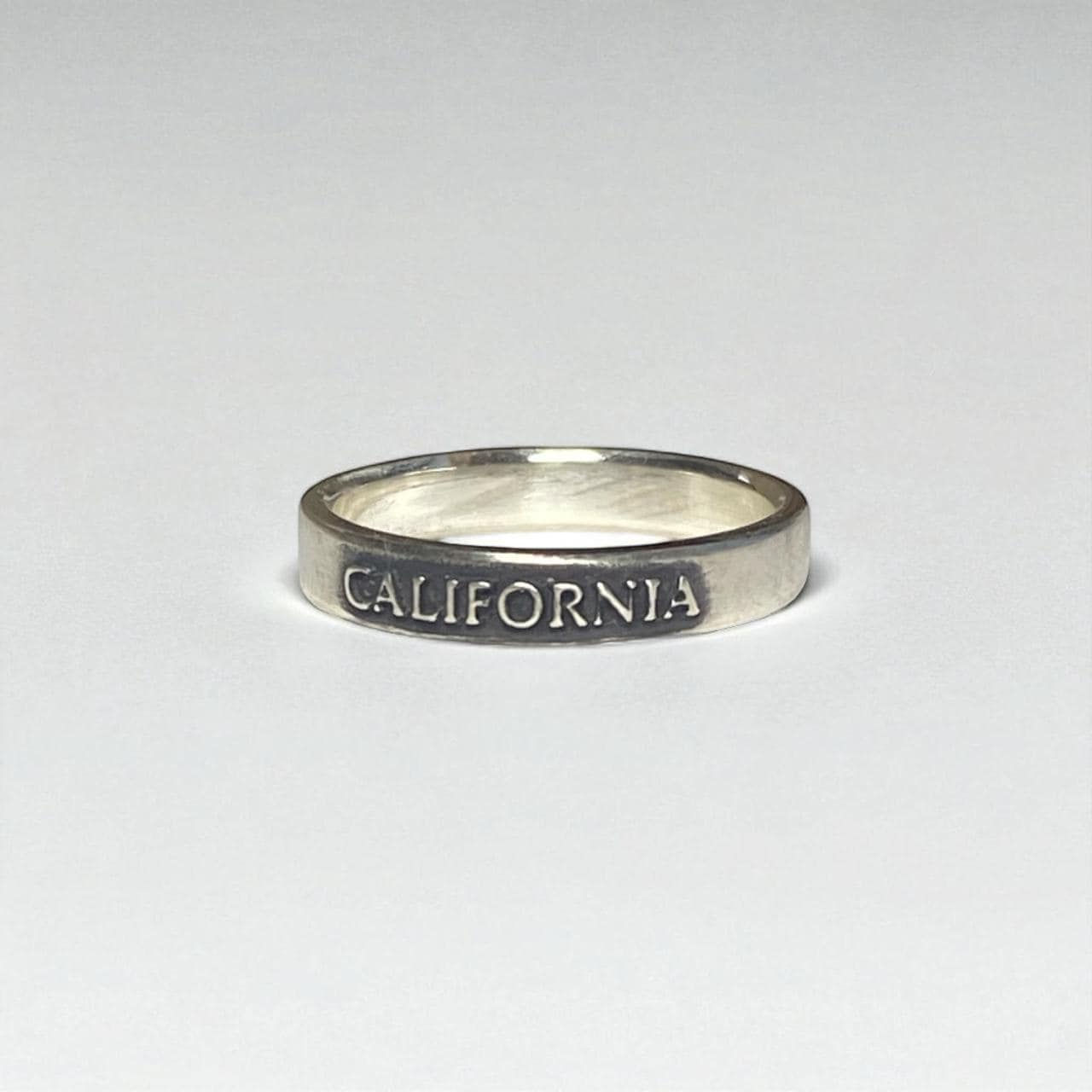 Womens California Ring – Solid Sterling Silver, Handmade in Montana California Jewelry