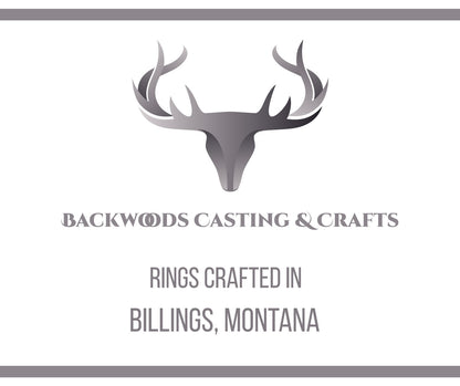 Backwoods Casting and Crafts handmade rings in Billings Montana