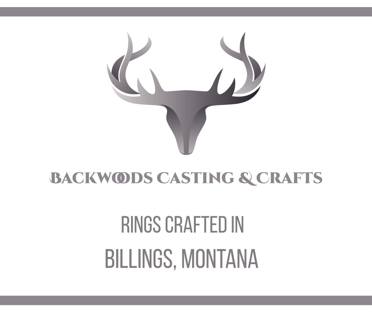 Backwoods Casting and Crafts rings crafted in Billings Montana