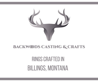 Backwoods Casting and Crafts rings crafted in Billings Montana